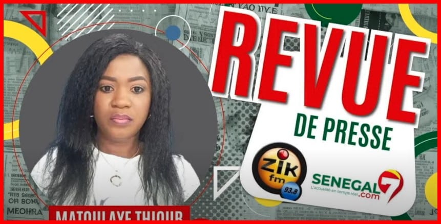 Revue de Presse (wolof) Zik fm du Vendredi 26 Janvier 2024 avec Mantoulaye Thioub Ndoye
